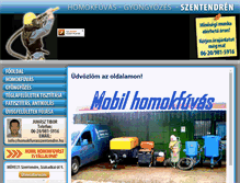 Tablet Screenshot of homokfuvasszentendre.hu